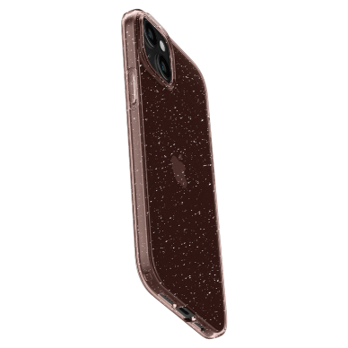 Apsauginis silikono dėklas Spigen LIQUID CRYSTAL IPHONE 15 PLUS GLITTER CRYSTAL Rožinis 7