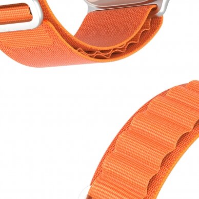 Apyrankė Dux Ducis Strap GS Version Apple Watch 9/8/7/6/SE/5/4/3/2/1 (41, 40, 38mm) - Oranžinė 9