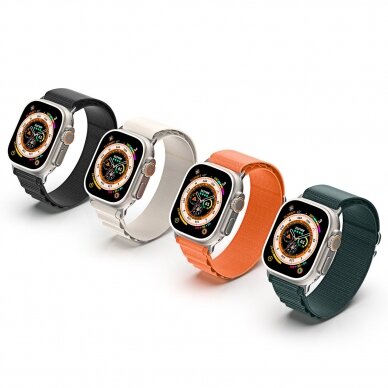 Apyrankė Dux Ducis Strap GS Version Sport Apple Watch Ultra/9/8/7/6/SE/5/4/3/2/1 (42, 44, 45, 49mm) - Oranžinė 7