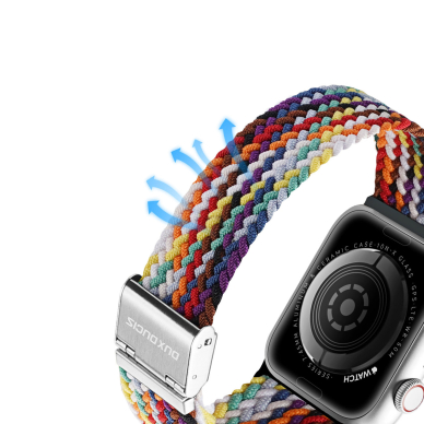 Apyrankė Dux Ducis Strap (Mixture II) Apple Watch Ultra, SE, 9, 8, 7, 6, 5, 4, 3, 2, 1 (49, 45, 44, 42 mm) Rainbow 9