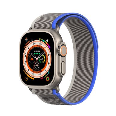 Apyrankė Dux Ducis Strap YJ Version Apple Watch Ultra/9/8/7/6/SE/5/4/3/2/1 (42, 44, 45, 49mm) - Mėlyna/pilka