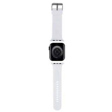 Apyrankė Karl Lagerfeld 3D Rubber Choupette Heads Strap for Apple Watch 38/40/41mm - Balta 1