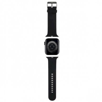 Apyrankė Karl Lagerfeld 3D Rubber Karl Head strap for Apple Watch 38/40/41mm - Juodas 1