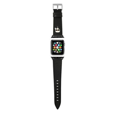 Apyrankė Karl Lagerfeld KLAWLOKHK Apple Watch 42/44 / 45mm Juoda