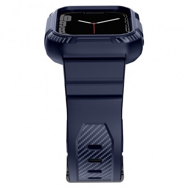 Apyrankė Kingxbar CYF106 2in1 strap for Apple Watch SE, 9, 8, 7, 6, 5, 4, 3, 2, 1 (41, 40, 38 mm) Mėlynas 9