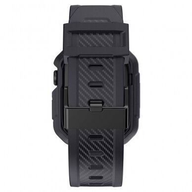 Apyrankė Kingxbar CYF106 2in1 strap for Apple Watch SE, 9, 8, 7, 6, 5, 4, 3, 2, 1 (41, 40, 38 mm) Pilka 3