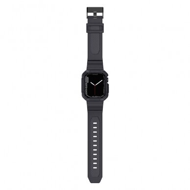 Apyrankė Kingxbar CYF106 2in1 strap for Apple Watch SE, 9, 8, 7, 6, 5, 4, 3, 2, 1 (41, 40, 38 mm) Pilka 8