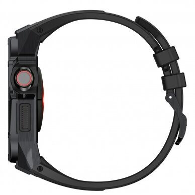 Apyrankė Kingxbar CYF140 2in1 Apple Watch Ultra, SE, 9, 8, 7, 6, 5, 4, 3, 2, 1 (49, 45, 44, 42 mm) Sidabrinė 7