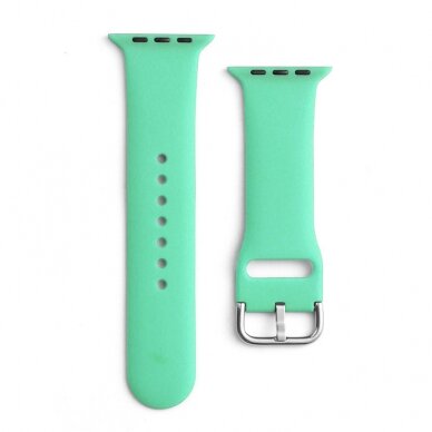 Apyrankė Silicone Strap APS 9/8/7/6/5/4/3/2 / SE (45/44 / 42mm) Mėtinė