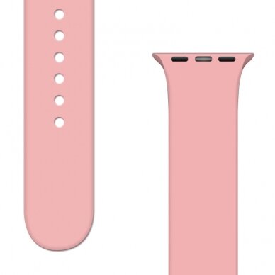 Apyrankė Silicone Strap APS Watch Band 9/8/7/6/5/4/3/2 / SE (45/44 / 42mm) Rožinė