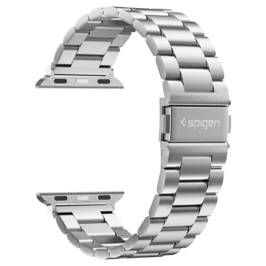 Apyrankė Spigen MODERN FIT BAND Apple Watch 3 / 4 / 5 / 6 / 7 / 8 / 9 / SE / ULTRA (42 / 44 / 45 / 49 MM) Sidabrinė 1