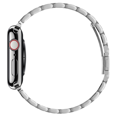 Apyrankė Spigen MODERN FIT BAND Apple Watch 3 / 4 / 5 / 6 / 7 / 8 / 9 / SE / ULTRA (42 / 44 / 45 / 49 MM) Sidabrinė 3