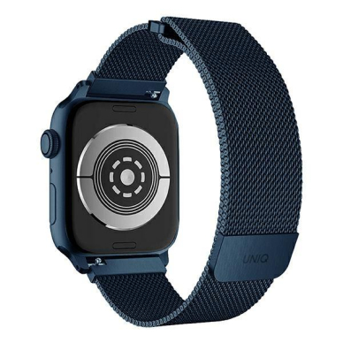 Apyrankė Uniq Dante Apple Watch Series 4/5/6/7/8/9/ SE 42/44 / 45mm. Stainless Steel Mėlyna 1