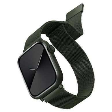 Apyrankė Uniq Dante Apple Watch Series 4/5/6/7/8/9/ SE 42/44 / 45mm. Stainless Steel Žalia