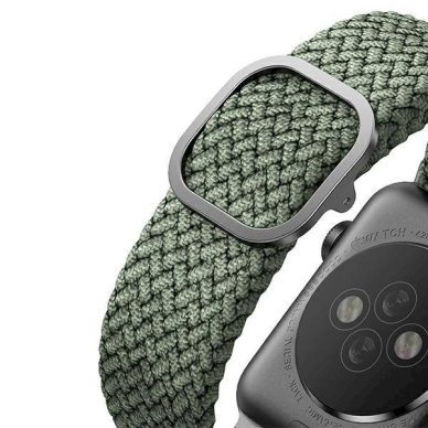 Apyrankė UNIQ pasek Aspen Apple Watch 40/38/41mm Series 4/5/6/7/8/9/SE/SE2 Braided /cypress žalias 4