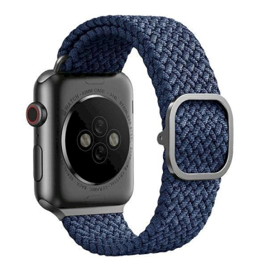 Apyrankė UNIQ pasek Aspen Apple Watch 40/38/41mm Series 4/5/6/7/8/9/SE/SE2 Braided /oxford Mėlynas 2