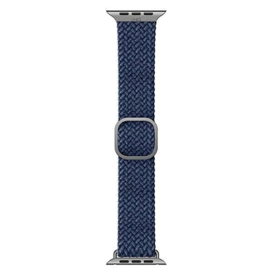 Apyrankė UNIQ pasek Aspen Apple Watch 40/38/41mm Series 4/5/6/7/8/9/SE/SE2 Braided /oxford Mėlynas 5