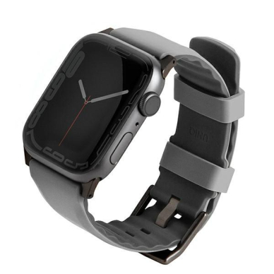 Apyrankė UNIQ pasek Linus Apple Watch Series 4/5/6/7/8/9/SE/SE2 38/40/41mm. Pilka