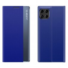 Samsung Galaxy A22 Atverčiamas dėklas Sleep Case Bookcase 5G Mėlynas