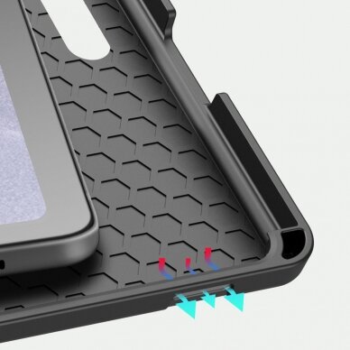 Atverčiamas dėklas DUX DUCIS Domo Tablet Cover with Multi-angle Samsung Galaxy Tab S7 FE Juodas 14