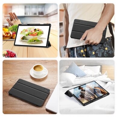 Atverčiamas dėklas DUX DUCIS Domo Tablet Cover with Multi-angle Samsung Galaxy Tab S7 FE Juodas 9