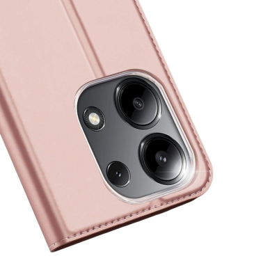 Atverčiamas Dėklas Dux Ducis Skin Pro flip case for Xiaomi Redmi Note 13 4G - Rožinis 2