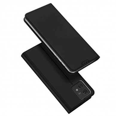 Atverčiamas dėklas Dux Ducis Skin Pro Motorola Moto Edge 40 Neo with flap - Juodas