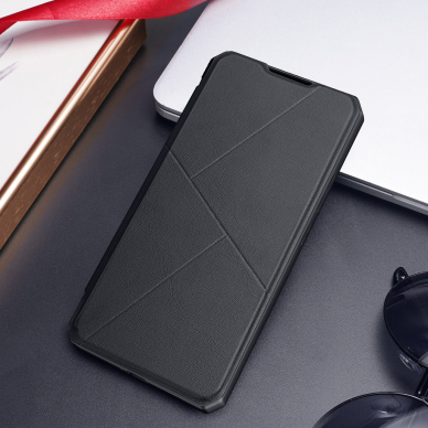 Samsung Galaxy A73 Atverčiamas dėklas DUX DUCIS Skin X Holster Juodas 10