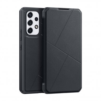 Samsung Galaxy A73 Atverčiamas dėklas DUX DUCIS Skin X Holster Juodas