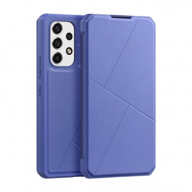 Samsung Galaxy A73 Atverčiamas dėklas DUX DUCIS Skin X Holster Mėlynas