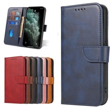 Samsung Galaxy A02s Atverčiamas Dėklas Magnet Case elegant bookcase Mėlynas 1