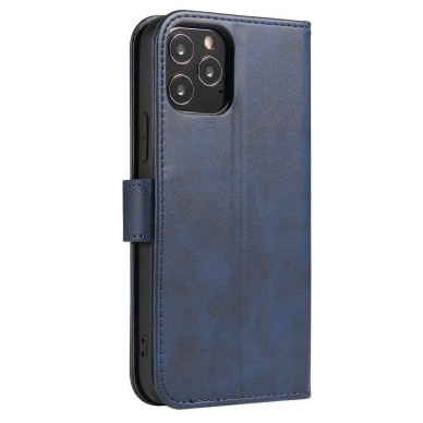 Samsung Galaxy A02s Atverčiamas Dėklas Magnet Case elegant bookcase Mėlynas 3