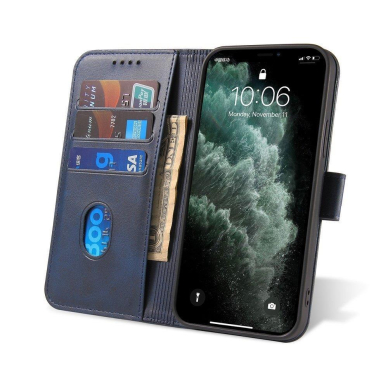 Samsung Galaxy A02s Atverčiamas Dėklas Magnet Case elegant bookcase Mėlynas 5