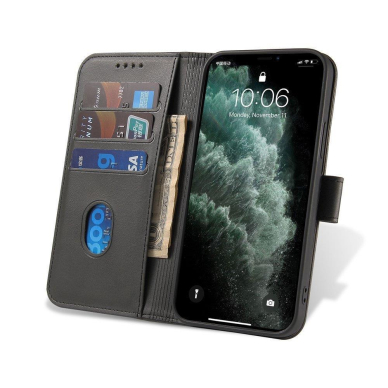 Samsung Galaxy A13 / A04s Atverčiamas dėklas Magnet Case elegant 5G juodas 3