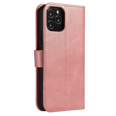 Atverčiamas dėklas Magnet Case elegant Xiaomi Redmi Note 11 Pro+ 5G (China) / 11 Pro 5G (China) / Mi11i HyperCharge / Poco X4 NFC 5G rožinis 4