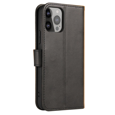 Atverčiamas dėklas Magnet Case Oppo A17 flip cover wallet stand juodas 3