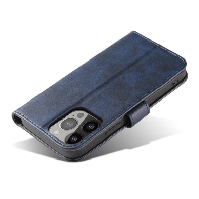 Atverčiamas dėklas Magnet cover Xiaomi Redmi Note 12 5G / Poco X5 5G Cover with Flip Wallet Stand Mėlynas 4