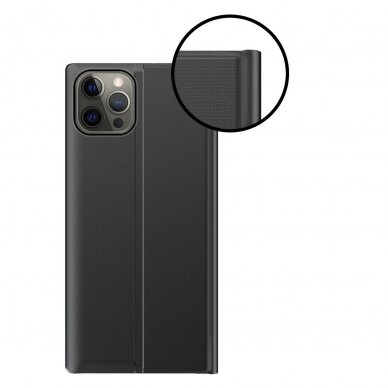 Atverčiamas dėklas New Sleep Case iPhone 13 Pro Rožinis 3