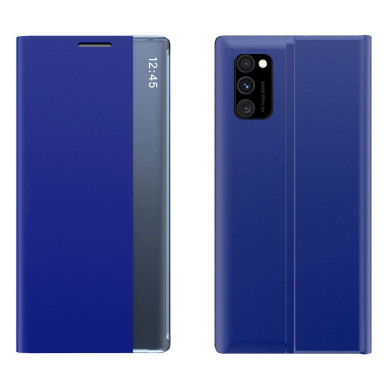 Atverčiamas dėklas New Sleep Case Poco M4 Pro 5G Mėlynas