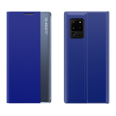 Samsung Galaxy A72 Atverčiamas dėklas New Sleep case mėlynas 2