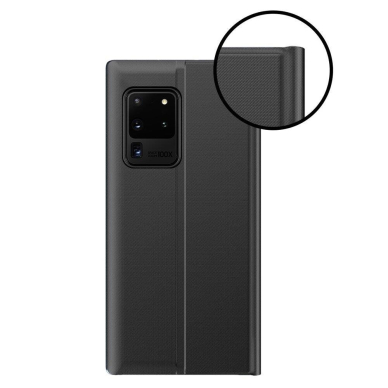 Samsung Galaxy A73 Atverčiamas dėklas New Sleep Case juodas 3