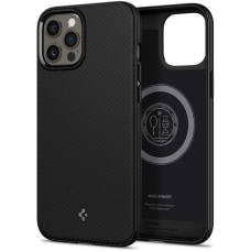 Aukštos Kokybės Dėklas Spigen Mag Armor Iphone 12 Pro / Iphone 12 matinė juoda