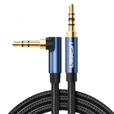 Audio adapteris Ugreen 2 x mini jack 3.5mm 0.5m Mėlynas (AV112)