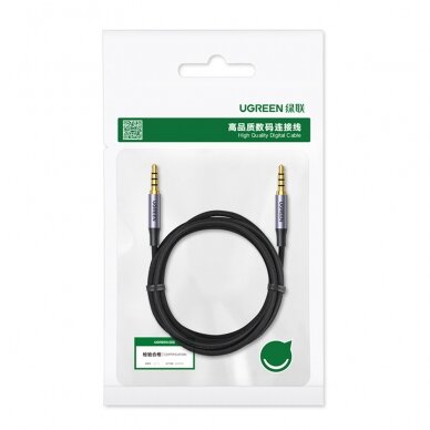 Audio adapteris Ugreen AUX mini jack 3.5mm cable (male) - 3.5mm mini jack (male) 3m Juodas (AV183) 12