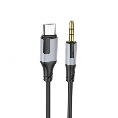 Audio kabelis Borofone BL19 USB-C to 3,5mm juodas