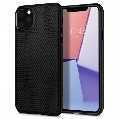 Aukštos Kokybės Dėklas Spigen Liquid Air Iphone 11 Pro Max Matte Juodas