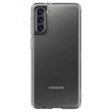 Aukštos kokybės dėklas Spigen Liquid Crystal Galaxy S21 Crystal Skaidrus 1