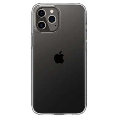 Aukštos Kokybės Dėklas Spigen Liquid Crystal Iphone 12 Pro / Iphone 12 Skaidrus