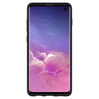 Aukštos Kokybės Dėklas Spigen Rugged Armor Galaxy S10 Matte Juodas 1