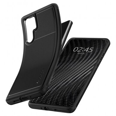 Aukštos Kokybės Dėklas Spigen Rugged Armor Huawei P30 Pro Juodas DZWT2129 2